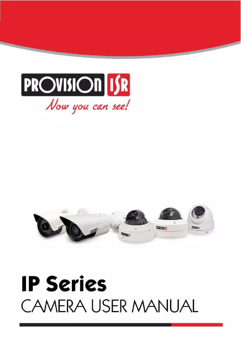 Page 1 de la notice Manuel utilisateur Provision-ISR I4-280IP5MVF