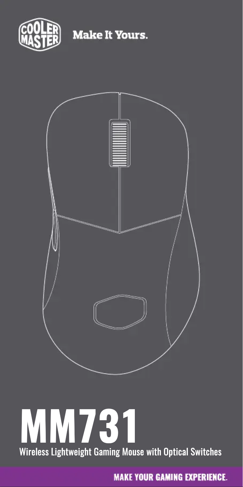 Page 1 de la notice Manuel utilisateur Cooler Master MM731