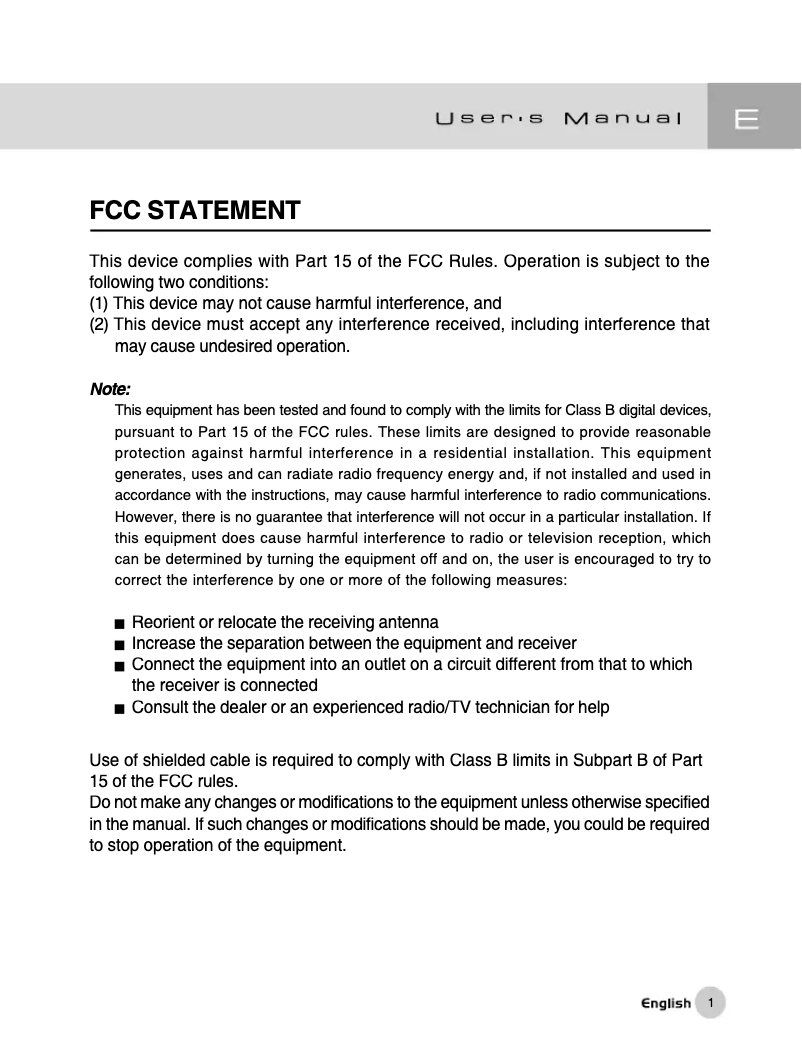 Page 1 de la notice Manuel utilisateur Minox DC 5211