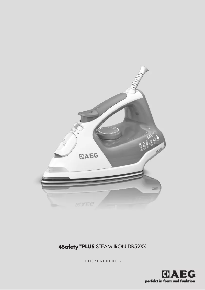 Page 1 de la notice Manuel utilisateur AEG DB5210