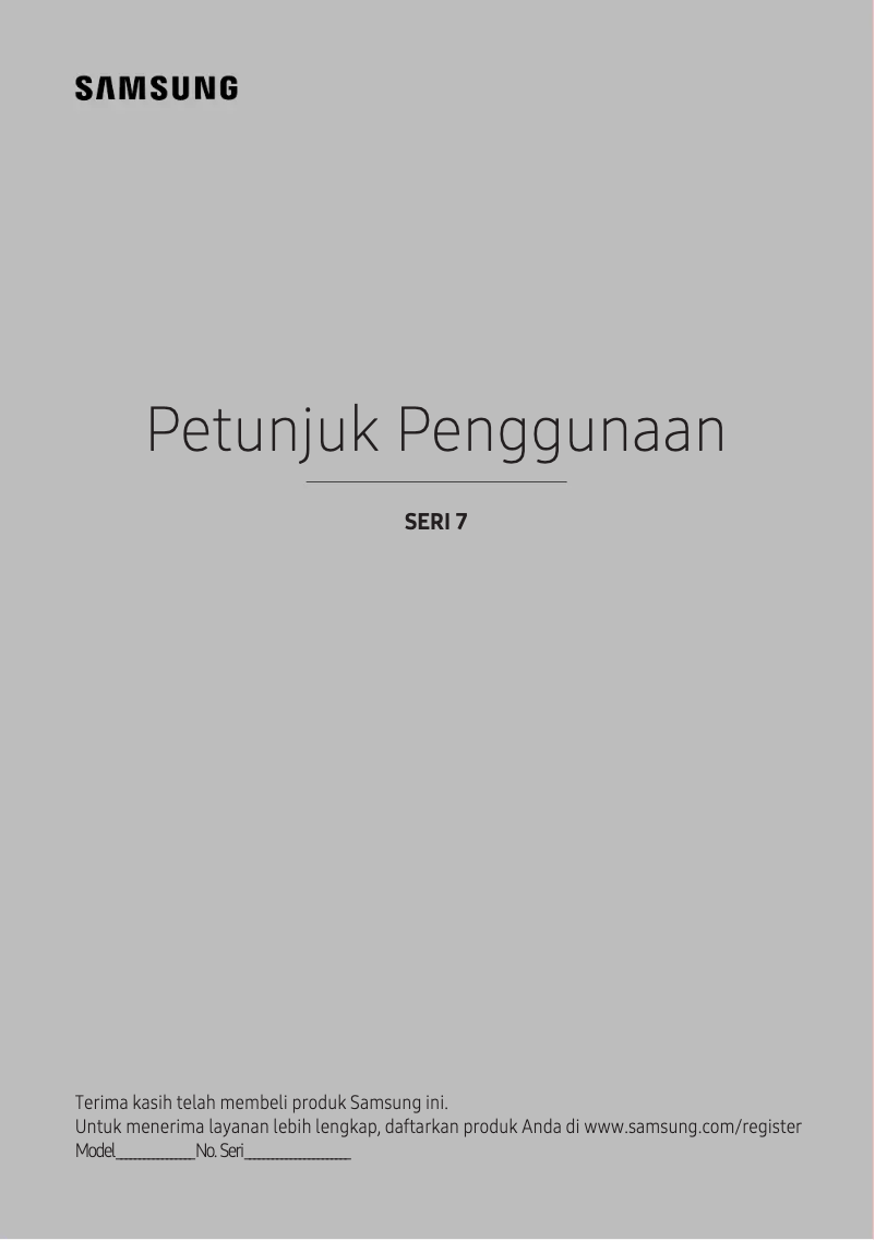Page 1 de la notice Manuel utilisateur Samsung UA49KS7500K