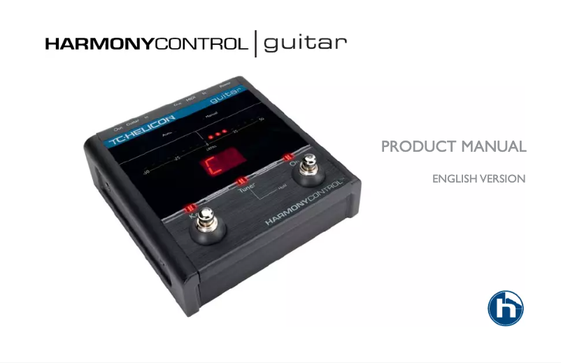 Page 1 de la notice Manuel utilisateur TC Helicon HarmonyControl