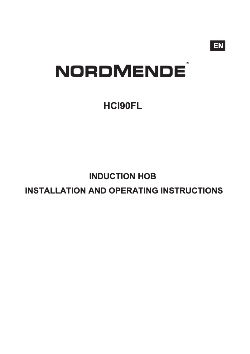 Page 1 de la notice Manuel utilisateur Nordmende HCI90FL