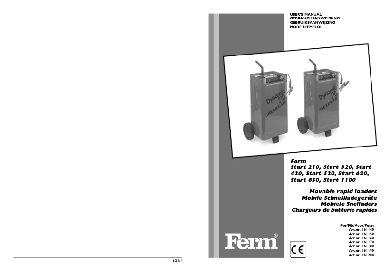 Page 1 of the manual User Manual Ferm BCM1008