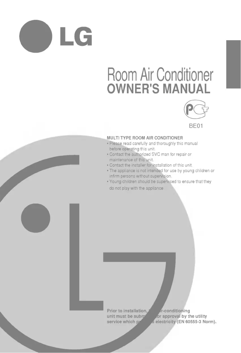 Page 1 de la notice Manuel utilisateur LG LM-3063H3L