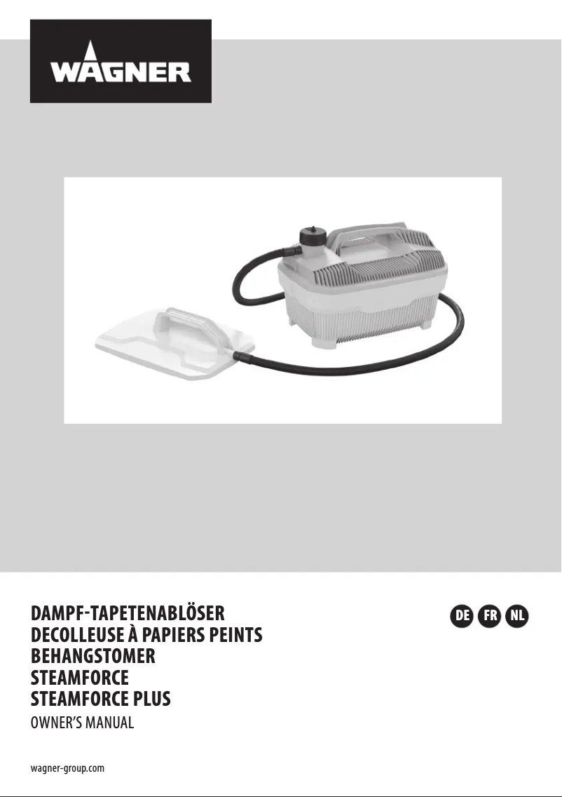 Page 1 de la notice Manuel utilisateur Wagner SteamForce