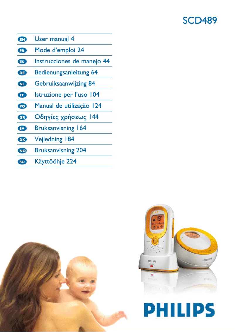 Página 1 del manual Manual de instrucciones Philips SCD489