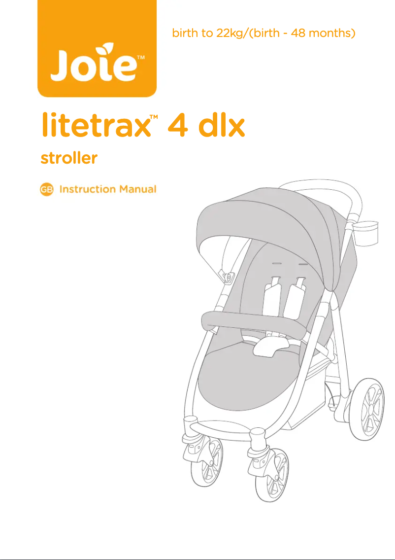 Página 1 del manual Manual de usuario Joie Litetrax 4 Flex