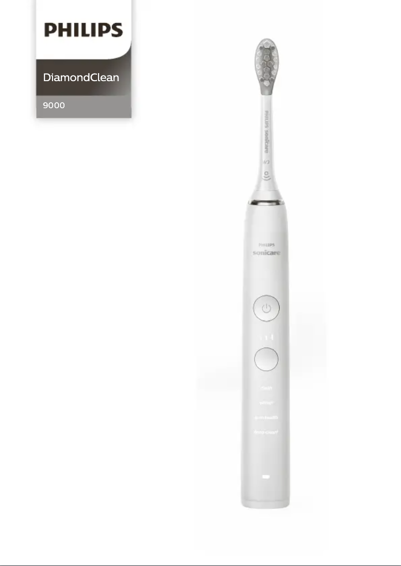 Page n°1 - Manuel utilisateur Philips Sonicare DiamondClean 9000