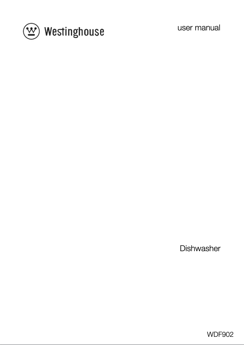 Página 1 del manual Manual de usuario Westinghouse WDF902SA