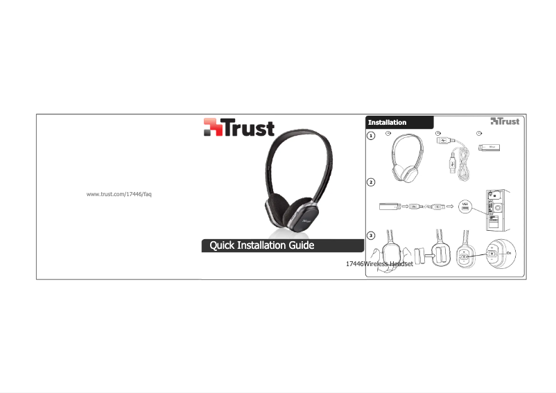 Page 1 de la notice Manuel utilisateur Trust FreeWave