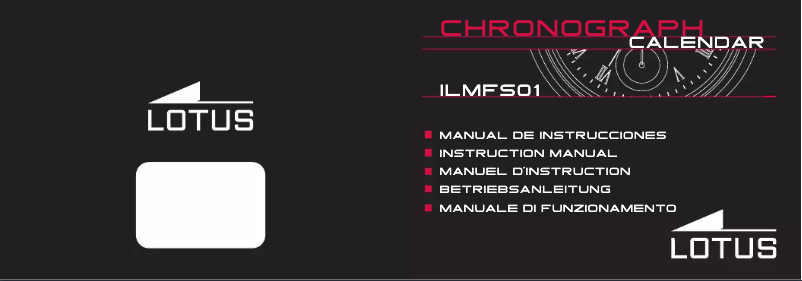 Page 1 de la notice Manuel utilisateur Lotus 15345