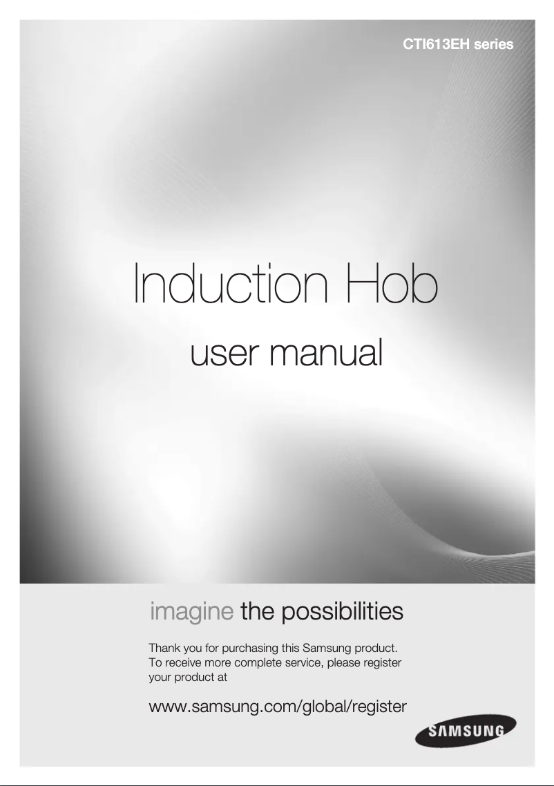 Page 1 de la notice Manuel utilisateur Samsung CTI613EHD