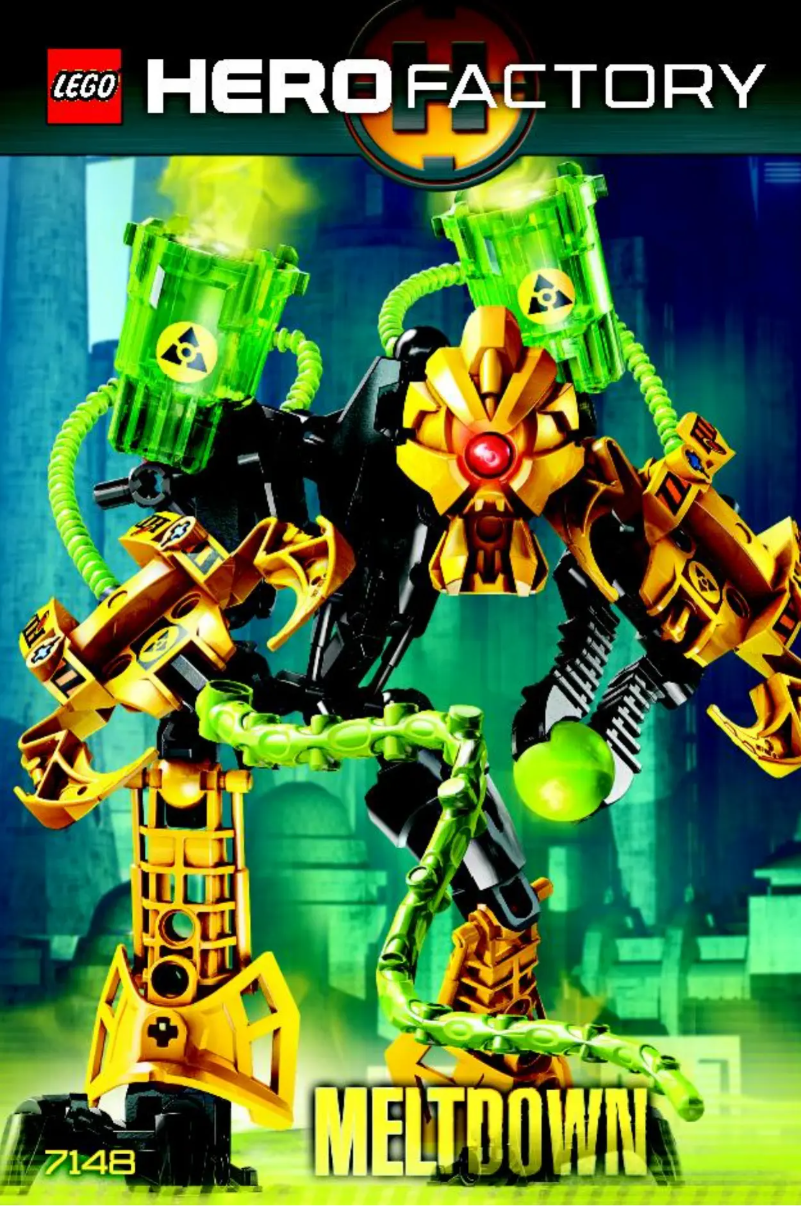 Page 1 de la notice Manuel utilisateur Lego Hero Factory 7148