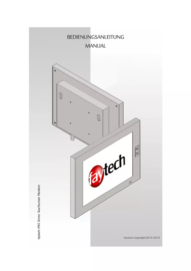 Page 1 de la notice Manuel utilisateur Faytech IP65