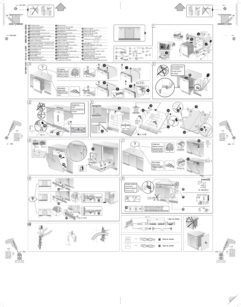 Page 1 de la notice Manuel utilisateur Bosch SMV90E00NL