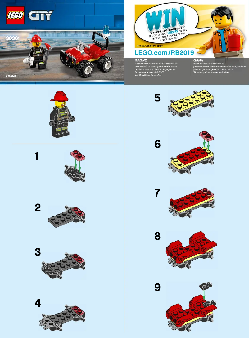 Página 1 del manual Manual de usuario Lego City 30361