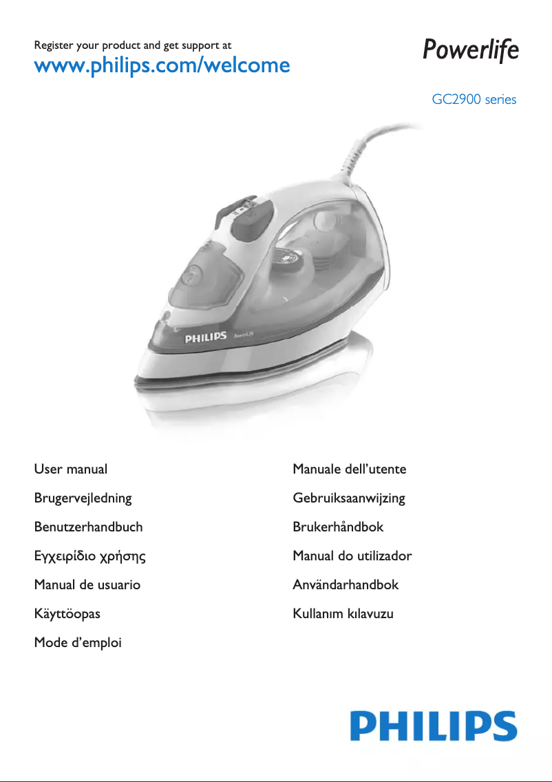Image de la première page du manuel de l'appareil PowerLife GC2906