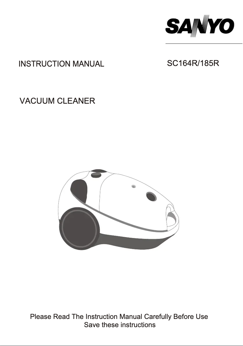 Page 1 de la notice Manuel utilisateur Sanyo SC-164R