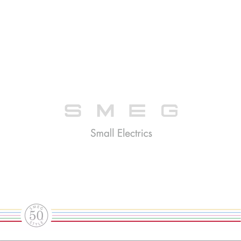 Page 1 de la notice Brochure Smeg TSF01