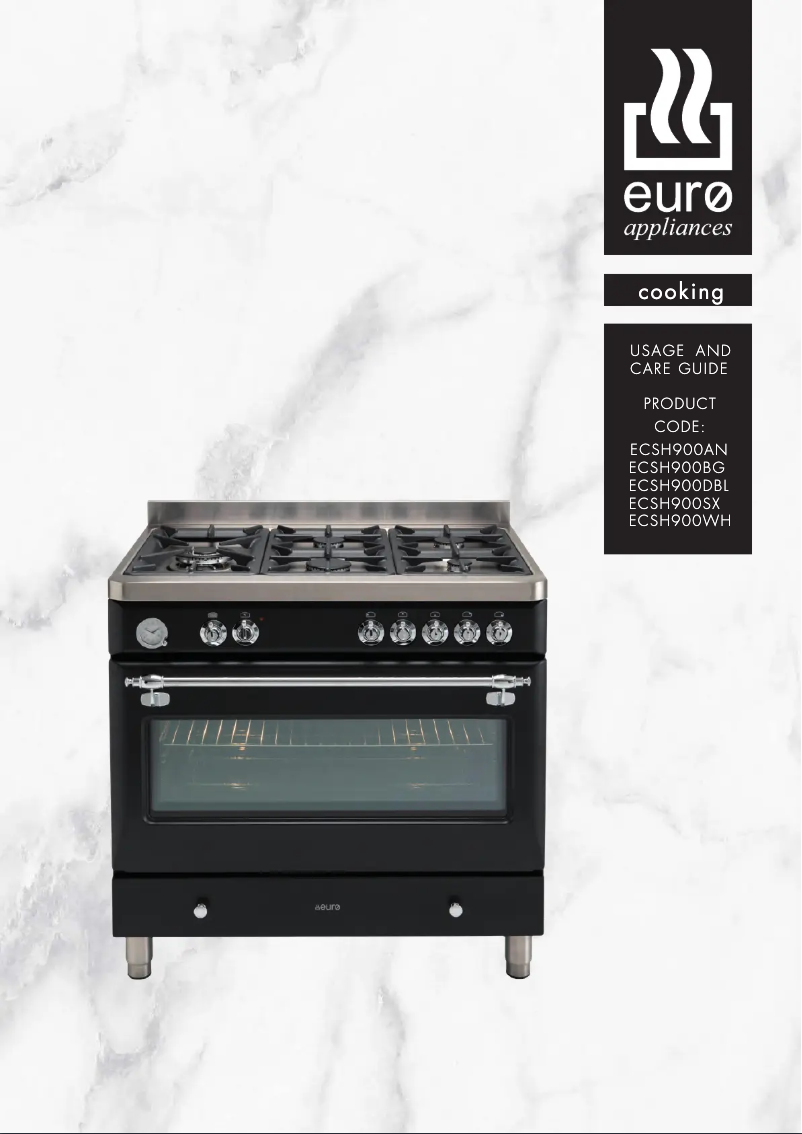 Page 1 de la notice Manuel utilisateur Euro Appliances ECSH900WH