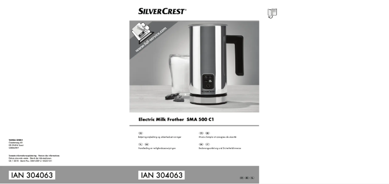 Page 1 de la notice Manuel utilisateur SilverCrest SMA 500 C1