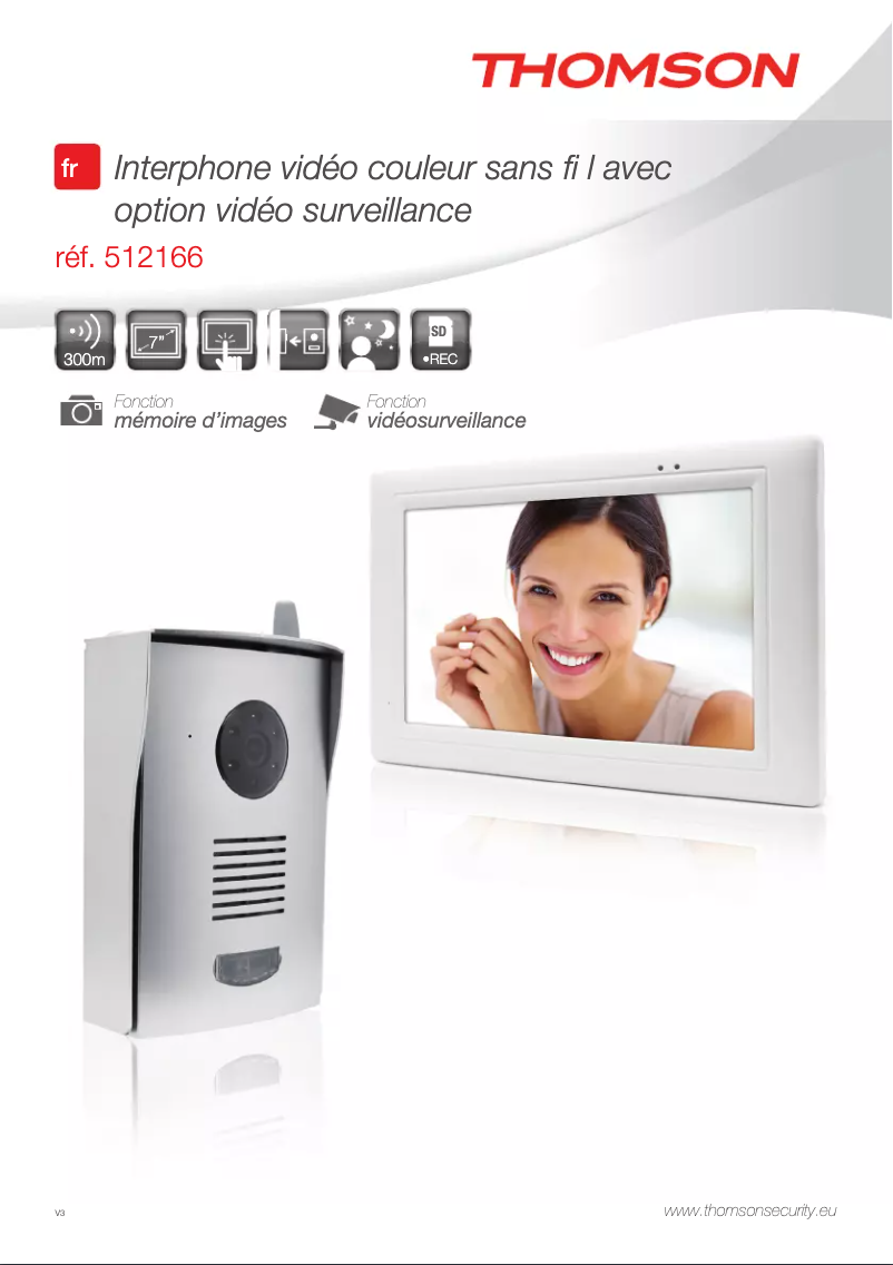 Page 1 de la notice Manuel utilisateur Thomson 512166