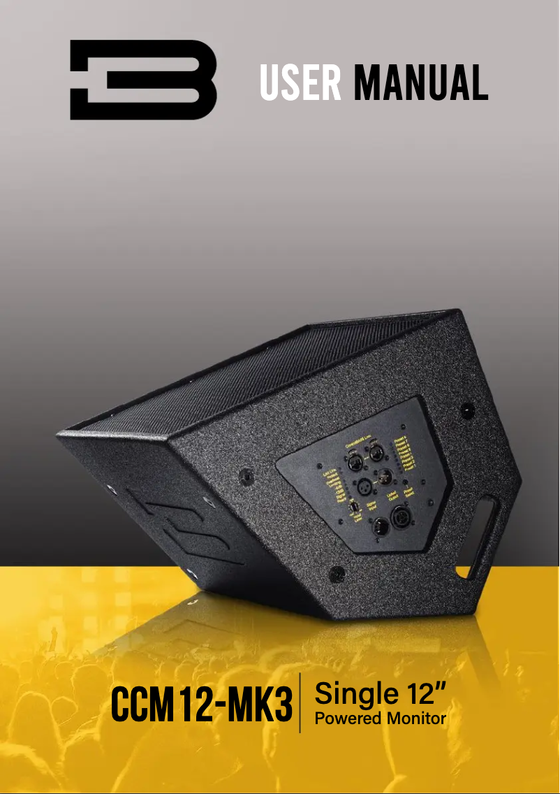 Page 1 de la notice Manuel utilisateur BASSBOSS CCM12-MK3