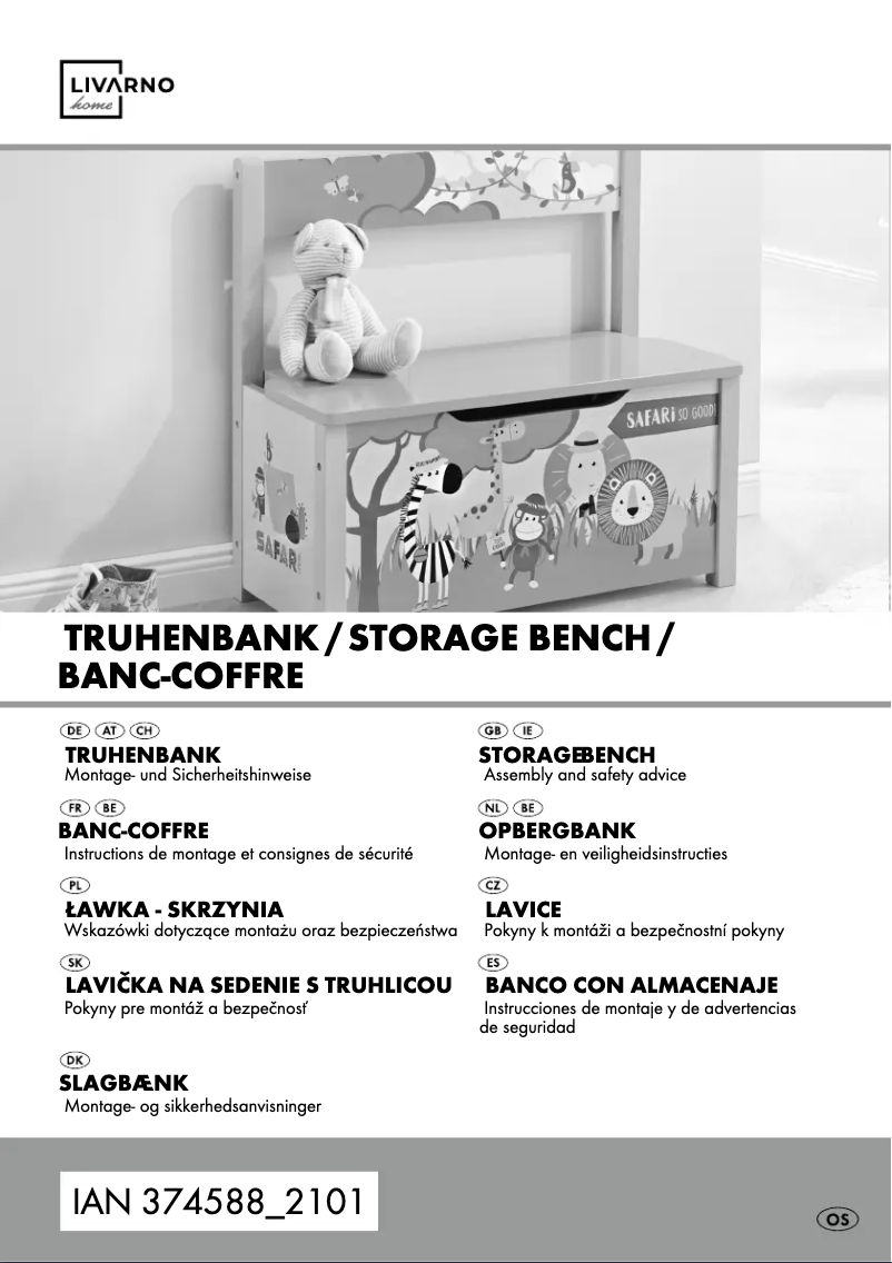 Page 1 de la notice Manuel utilisateur Livarno Lux HG08239