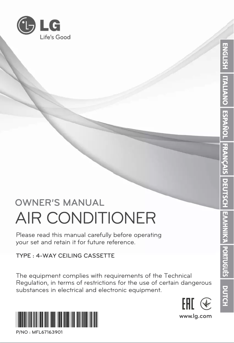 Page 1 of the manual User Manual LG ATNH21GNLED