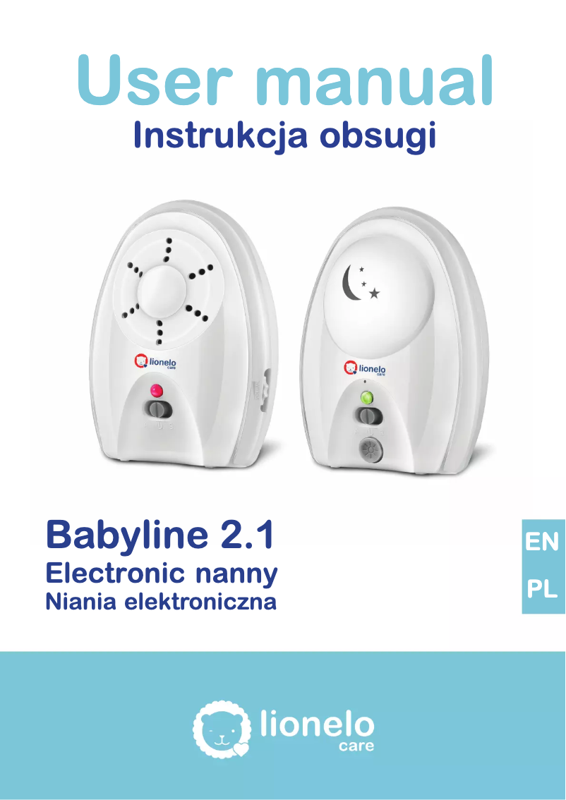 Page 1 de la notice Manuel utilisateur Lionelo Babyline 2.1