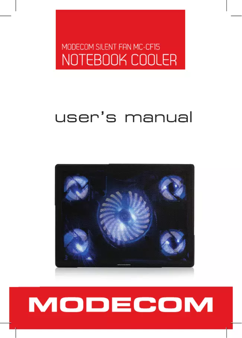 Page 1 de la notice Manuel utilisateur ModeCom MC-CF15