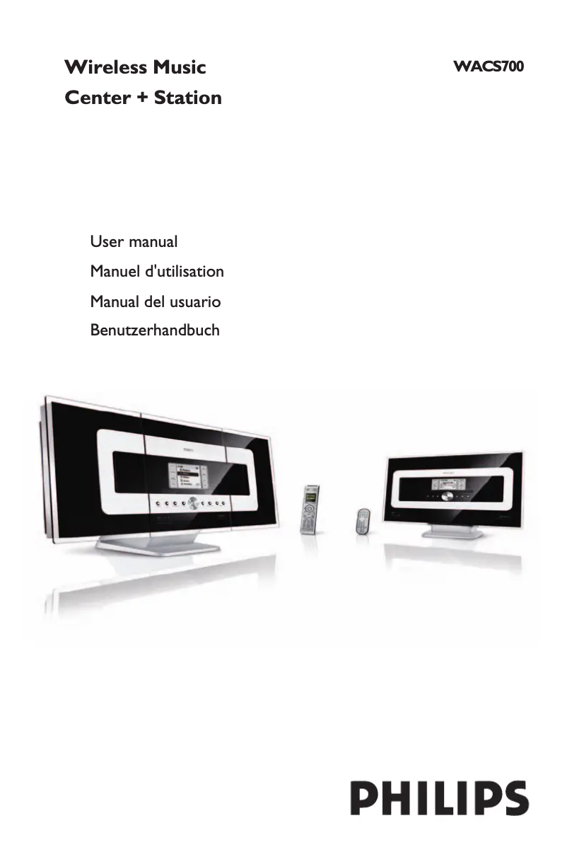 Página 1 del manual Manual de usuario Philips WAC700