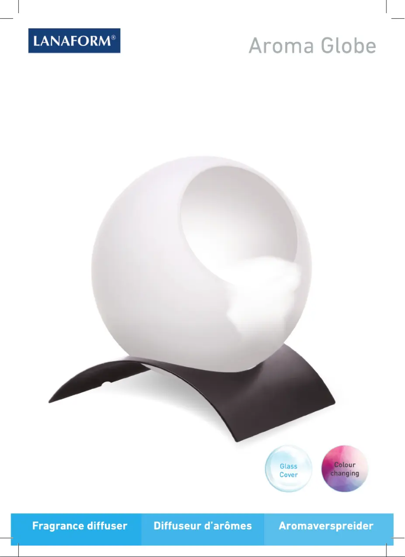 Page 1 de la notice Manuel utilisateur Lanaform Aroma Globe