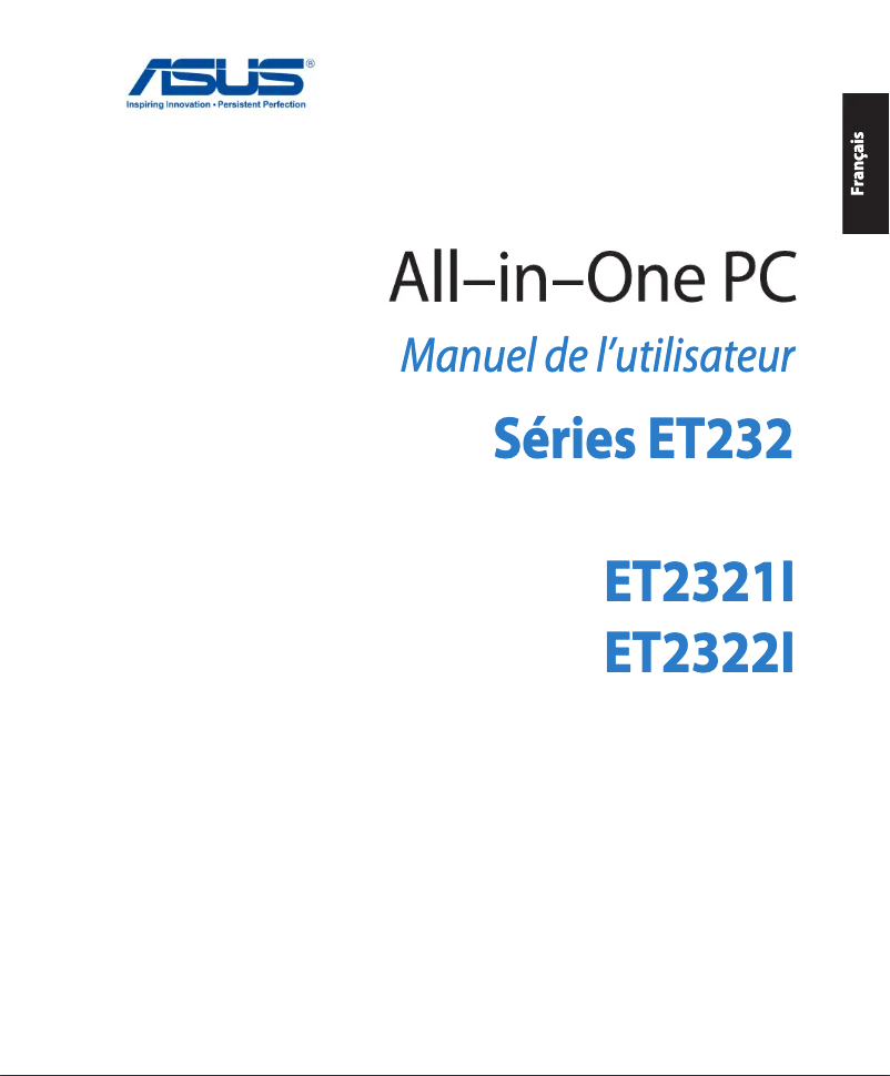 Page 1 de la notice Manuel utilisateur Asus ET2321INKH