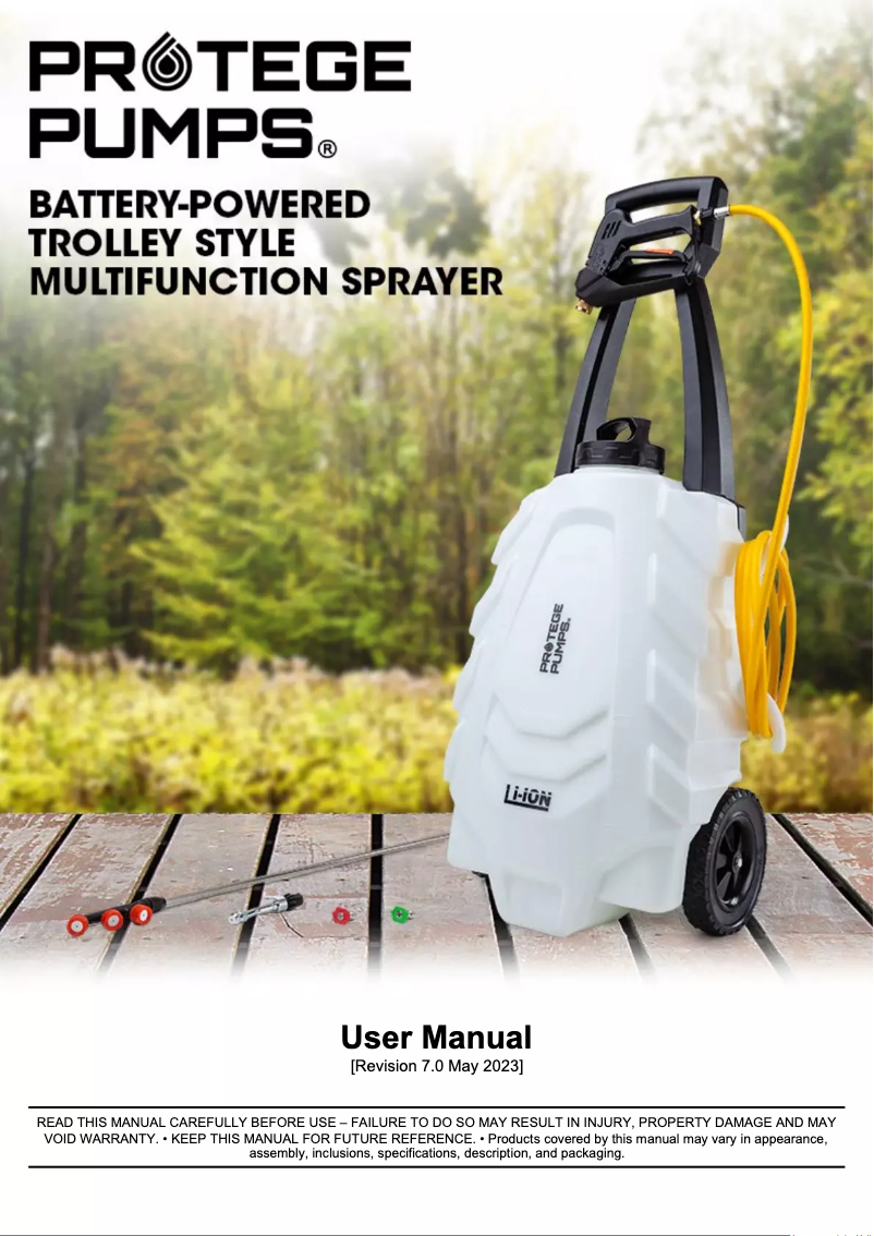 Page 1 de la notice Manuel utilisateur Protege MT8