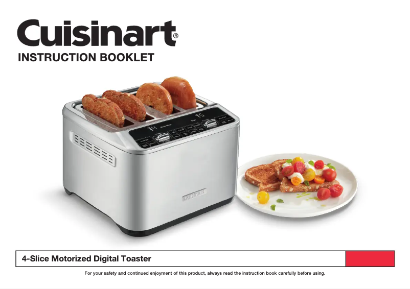 Página 1 del manual Manual de usuario Cuisinart CPT-540