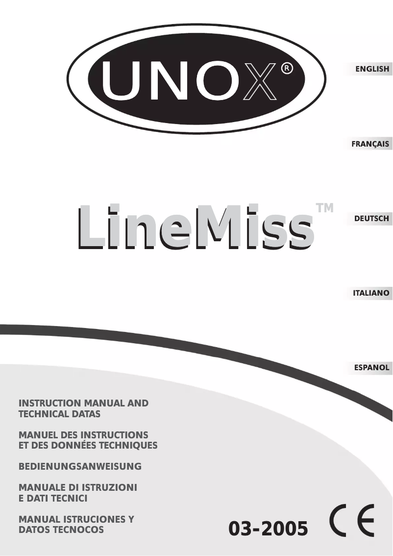 Page 1 de la notice Manuel utilisateur Unox LineMiss XF195 Dynamic