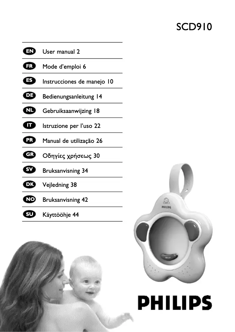 Página 1 del manual Manual de usuario Philips Magic Mirror SCD910
