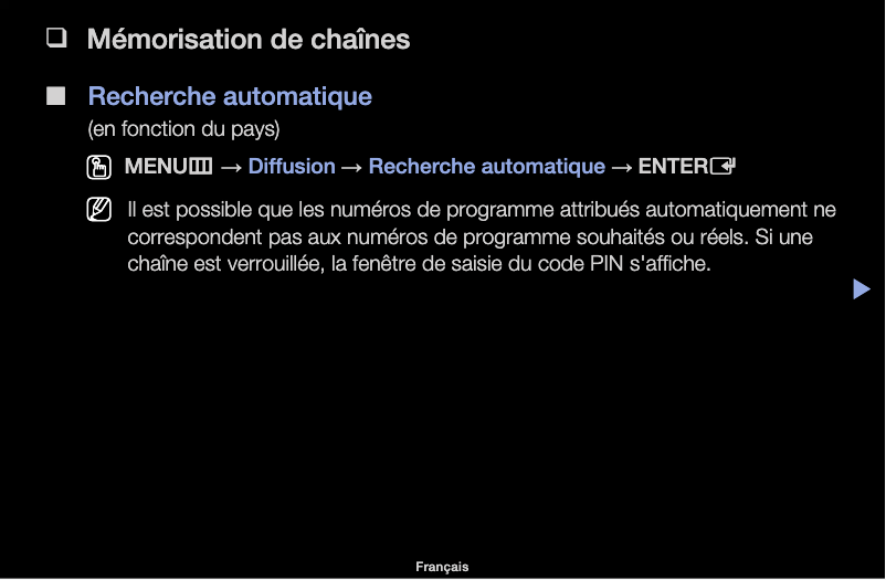 Page n°1 - Manuel utilisateur Samsung UA60F6100AR