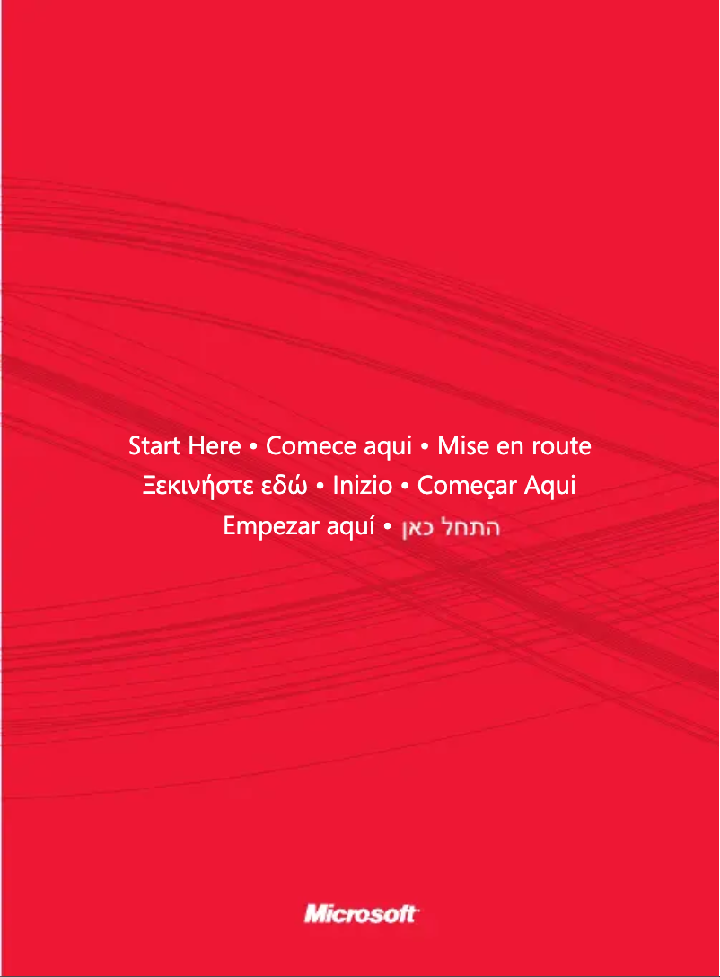 Page 1 de la notice Manuel utilisateur Microsoft 5CJ-00003