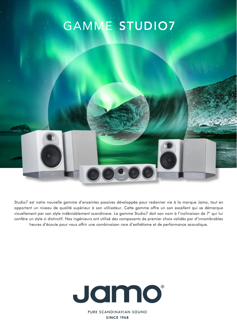 Page 1 de la notice Fiche technique Jamo S7-17HCS