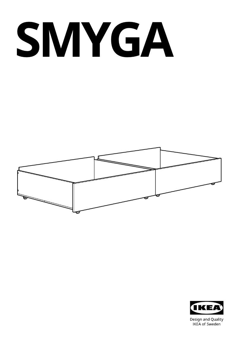 Page 1 de la notice Manuel utilisateur Ikea SMYGA 105.078.43