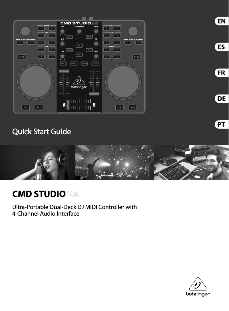 Page 1 de la notice Manuel utilisateur Behringer CMD Studio 2A