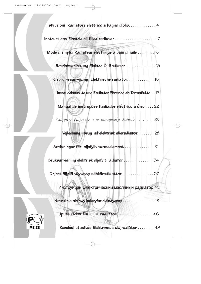 Página 1 del manual Manual de usuario DeLonghi G010612R