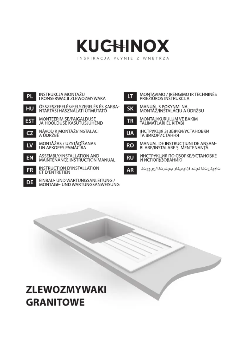 Page 1 de la notice Manuel utilisateur Kuchinox SBFA713Y