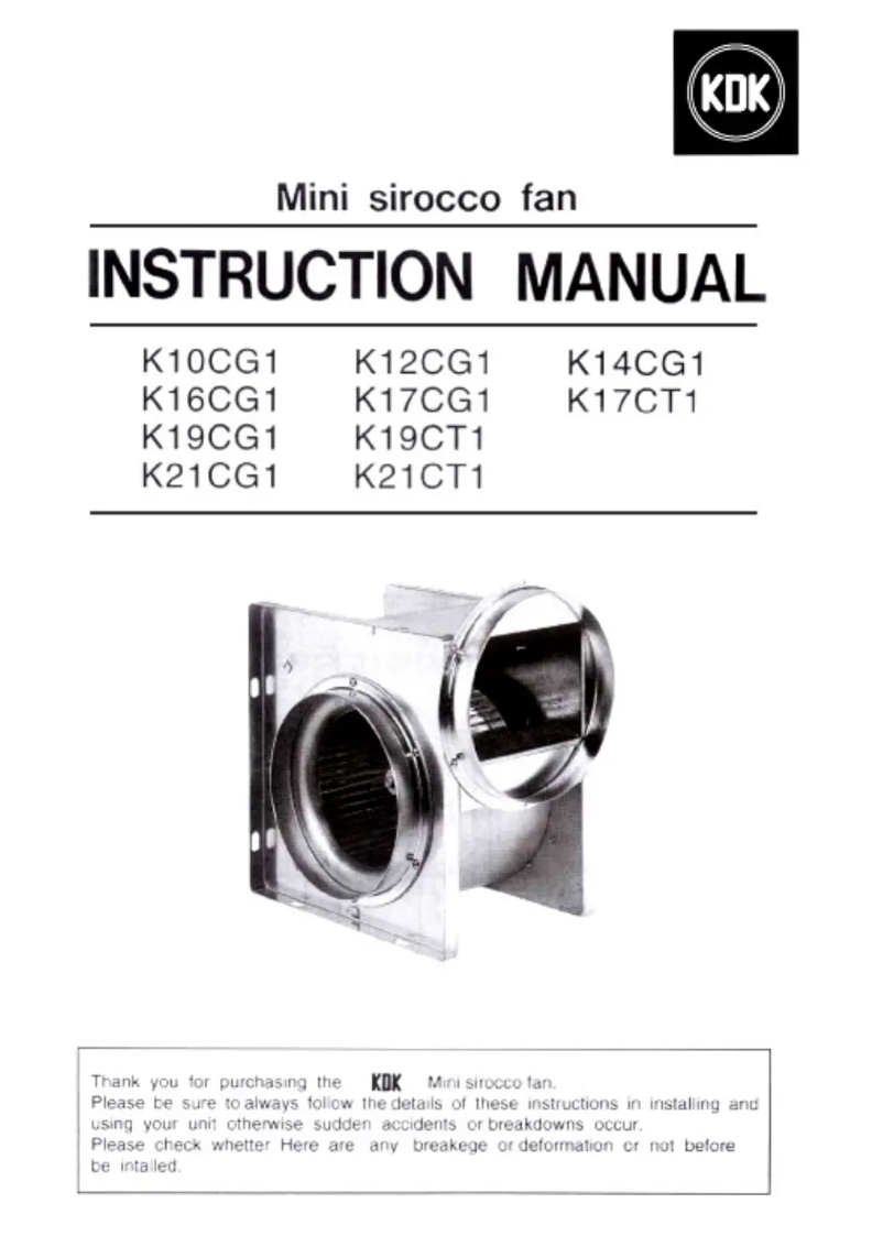 Image de la première page du manuel de l'appareil K21CG1