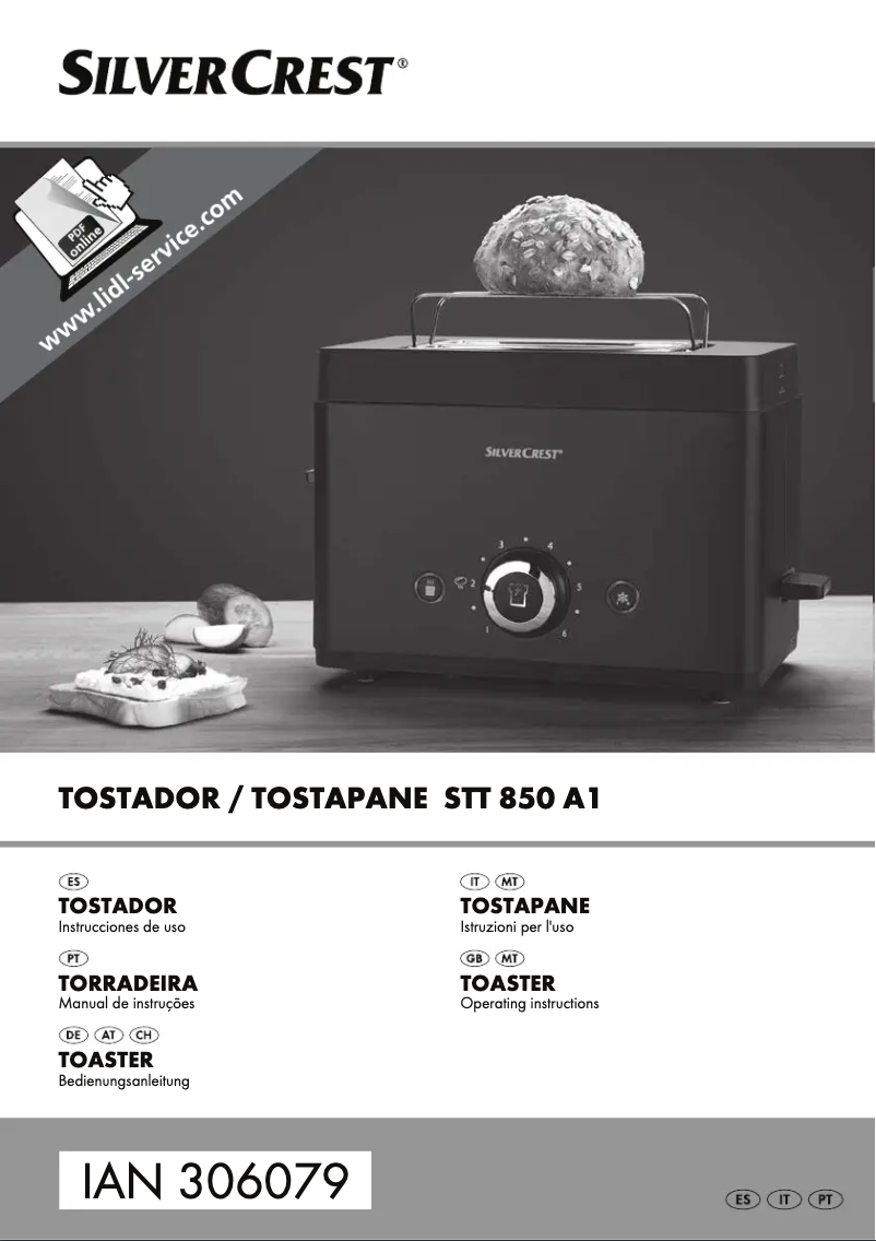 Page 1 de la notice Manuel utilisateur SilverCrest STT 850 A1