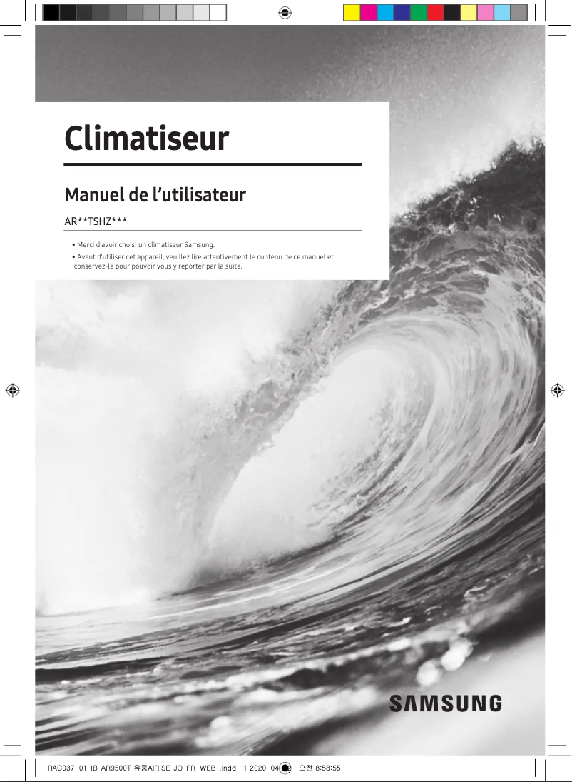 Página 1 del manual Manual de usuario Samsung AR24TSFCDWKNRC