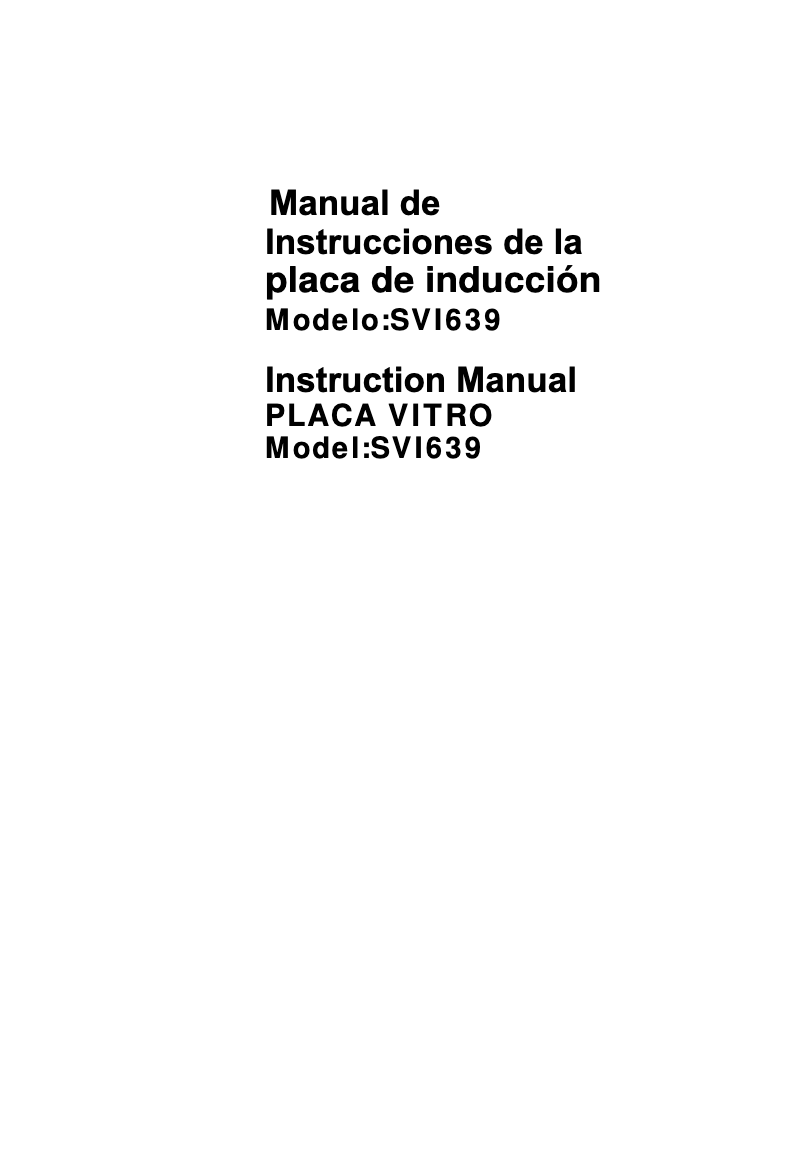 Page 1 de la notice Manuel utilisateur SVAN SVI639
